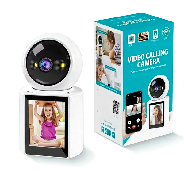 Two-Way Video Intercom System with Screen and Interactive Camera