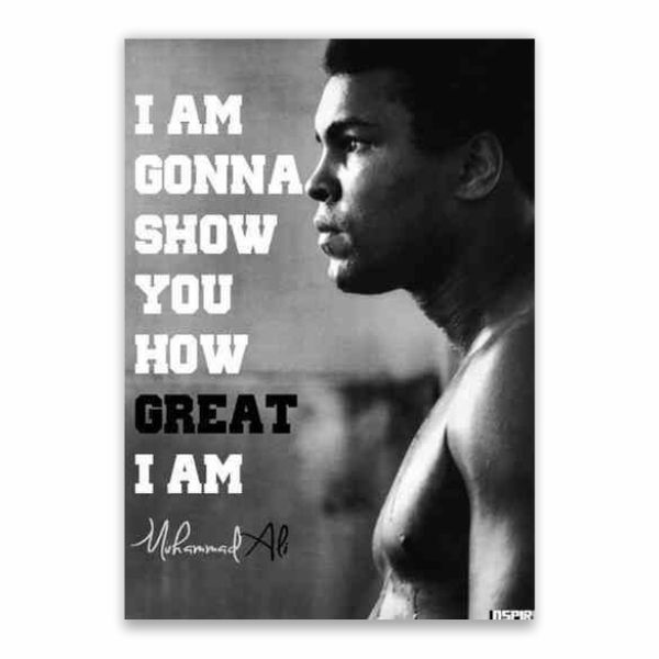 Muhammad Ali Quote Poster - A1