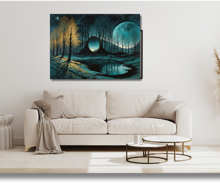Canvas Wall Art -Moonlit Portal