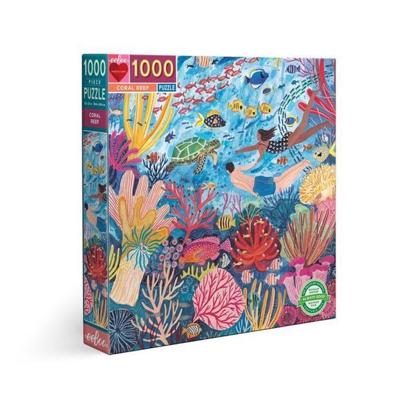 eeBoo Family Puzzle - Coral Reef: 1000 Pieces