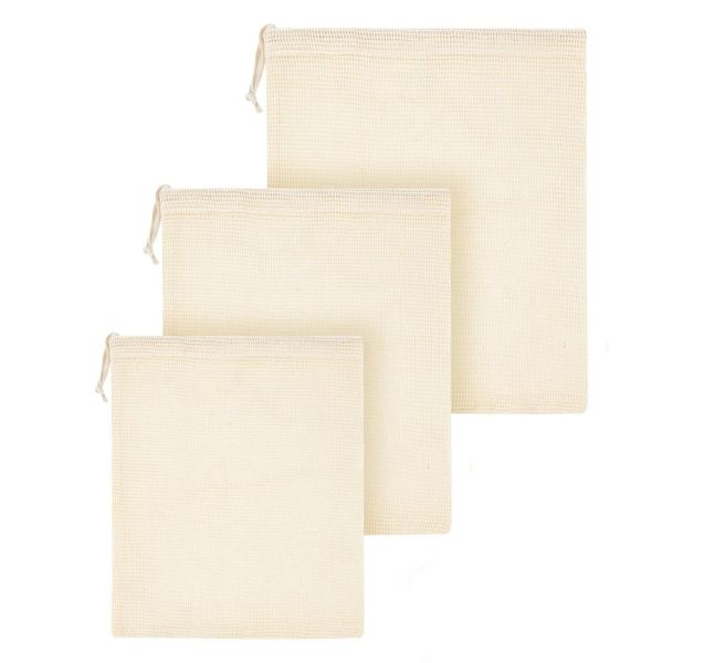 Reusable Produce Bags, Mesh Produce Bags, Eco-friendly Storage Bags - Set of 3