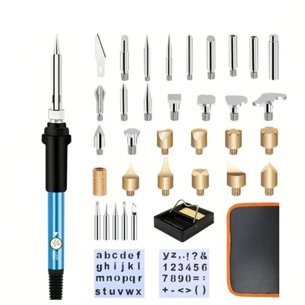 Wood Burning Engraving Kit for Embossing/Carving/Soldering DIY - 39 Piece