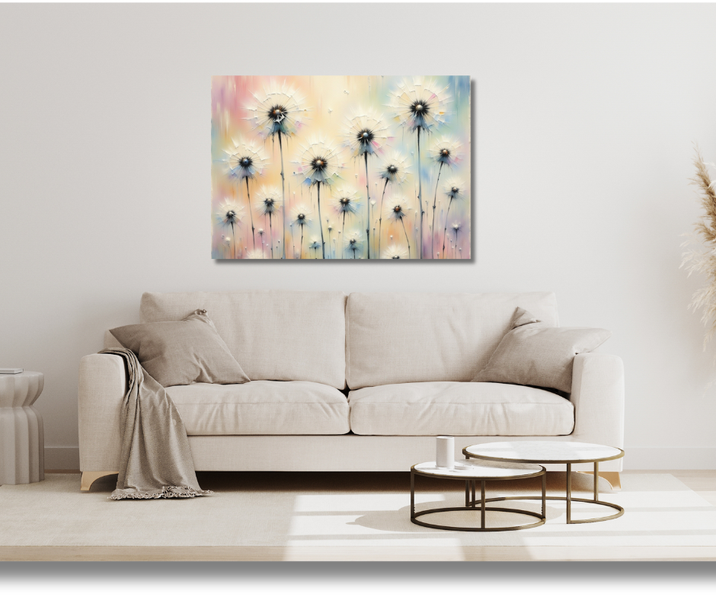 Canvas Wall Art - Dandelion Dreams