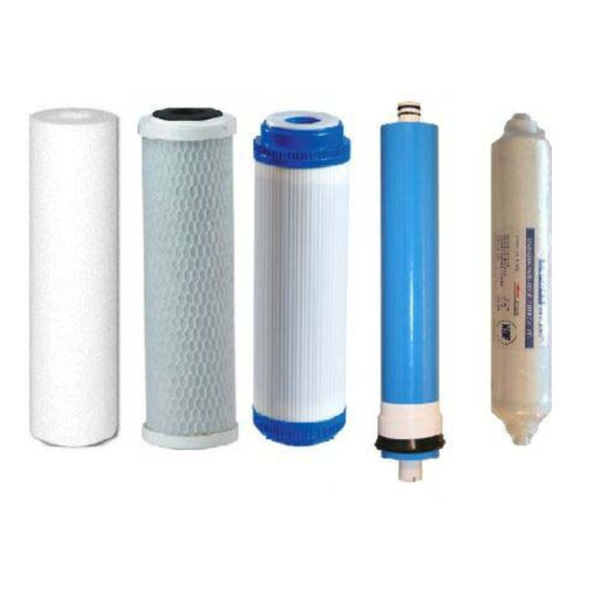 Five -Stage Reverse Osmosis Filter Replacement Set (incl membrane)