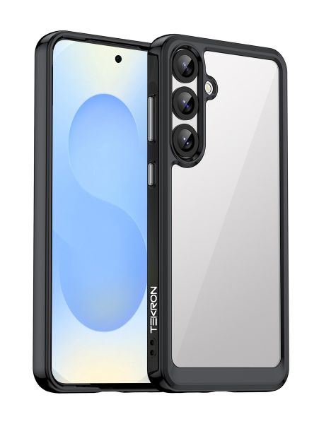 TEKRON Shockproof Slimfit Candy Clear Cover Designed for Samsung Galaxy S25