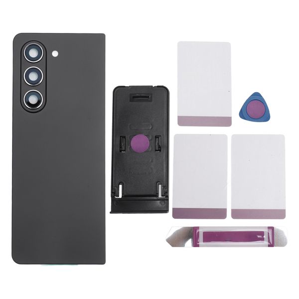 Z Fold 5 Back Glass Black w/Tools