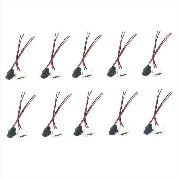20 Pcs Usb 2.0Direct Pressure Welded Wire Type Mother Lamp Toy