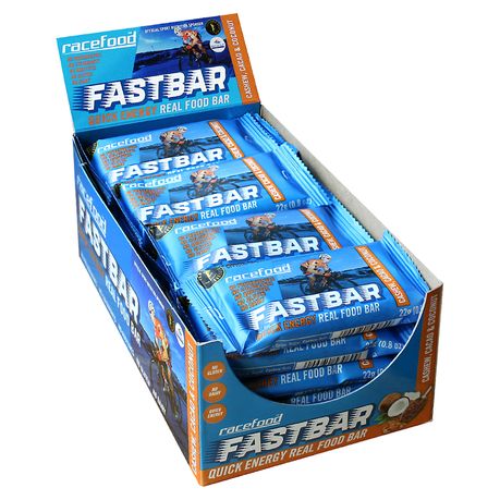 Racefood Fastbar Cashew, Coconut & Cacao - 20 x 22g Bars Image