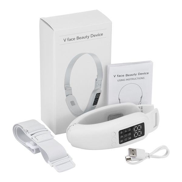 Face LED Photon Therapy Vibration Facial Massager Face Slimming