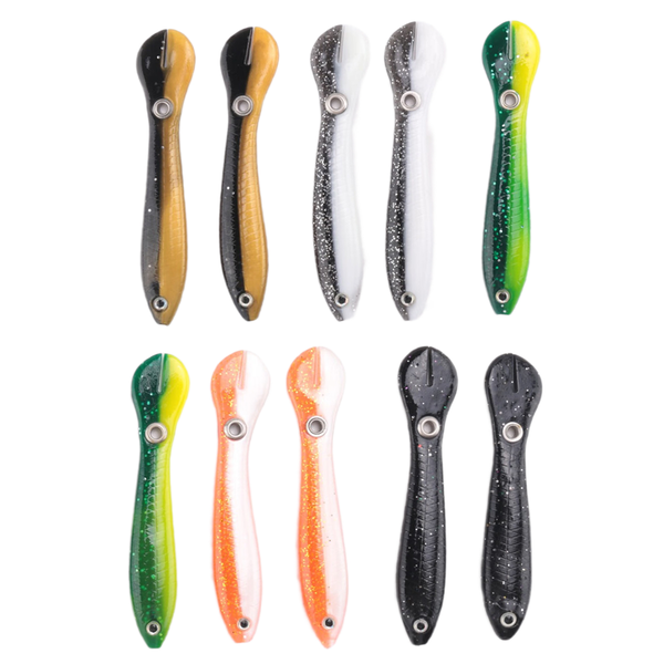 10Pcs Soft Bionic Fishing Lure Fishing Fake Bait Fishing Bait