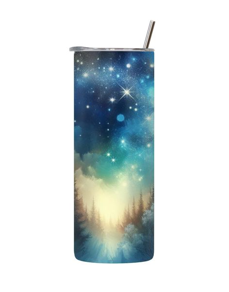 Star 20 Oz Tumbler with Lid Straw Winter Wonder Graphic Design Present 100