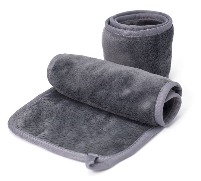 Make-Up Eraser Cloth &amp; Head Band - Reusable Cleansing Microfibre Towel