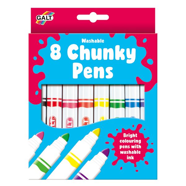 Galt Toys Washable Chunky Pens - 8 Piece