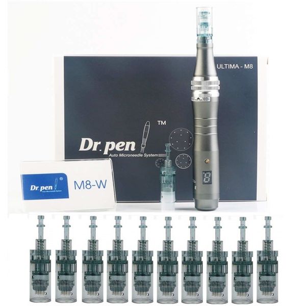 Dr Pen Ultima M8 Wireless Micro Needling Pen With 10 Cartridges (24N)