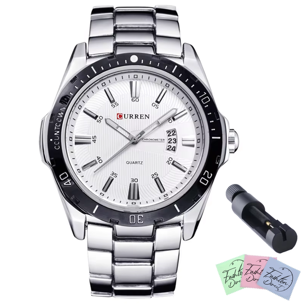 Curren - Men Classic Stainless Steel Formal Watch