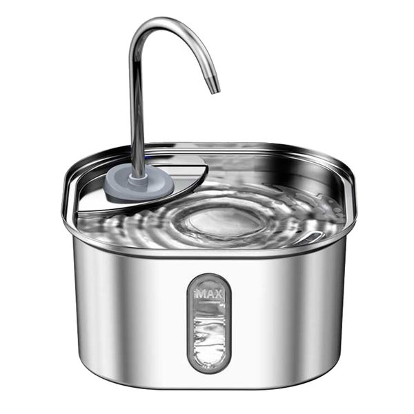 Tali Pet Filtered Water Fountain 3.2L, 304 Stainless Steel Quiet Automatic