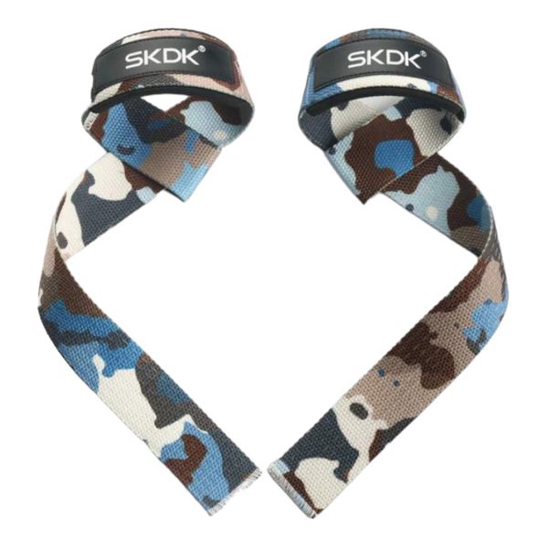 SKDK - Lifting Wrist Straps for Weightlifting and Strength Training - Camo