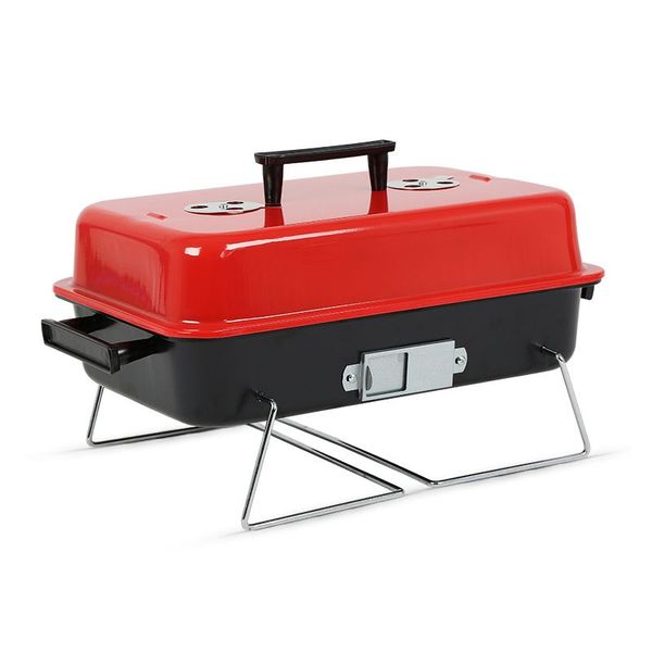 Portable Charcoal Camping BBQ Grill For Outdoor &amp; Indoor