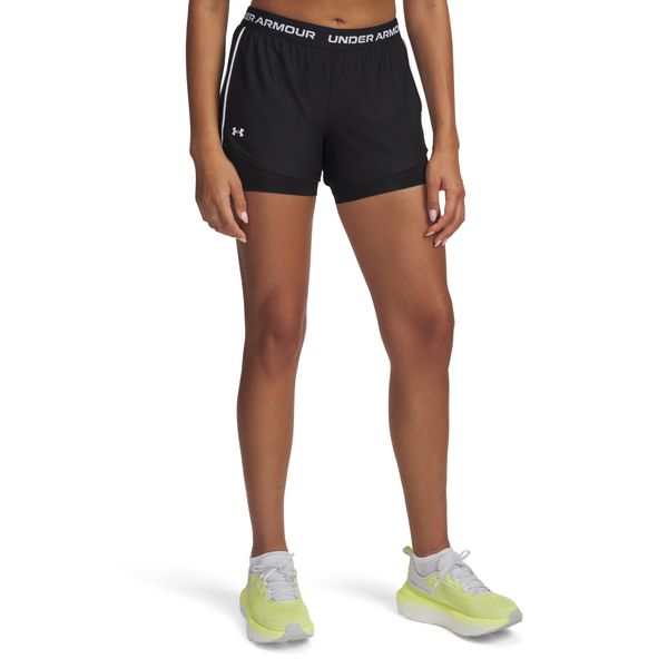 Under Armour Women's Tech Play Up 2-in-1 Shorts - Black