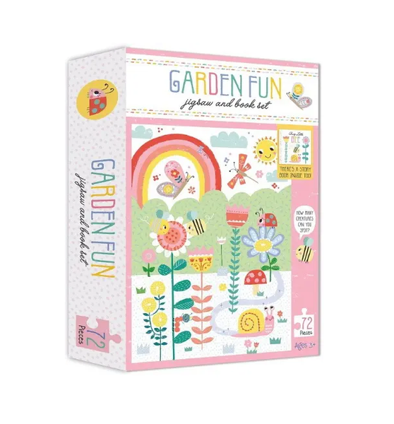 Garden Fun 72 Piece Jigsaw and Book
