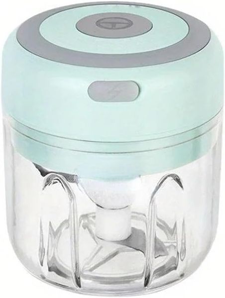 Rechargeable Electric Garlic Chopper, 250ml Portable Mini Food Processor