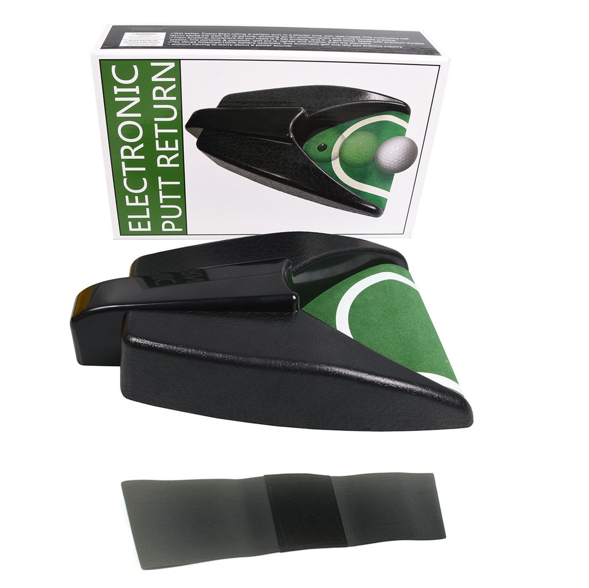 Golf Auto Returning Hole and Swing Correcting Band, Indoor Golf Practice