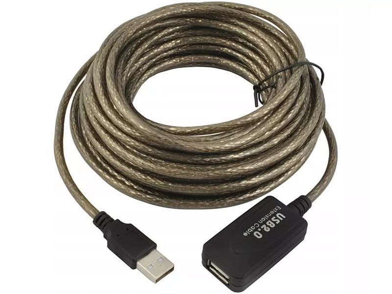 Hi-Speed USB 2.0 Active Extension Repeater Cable 20M Male to Female