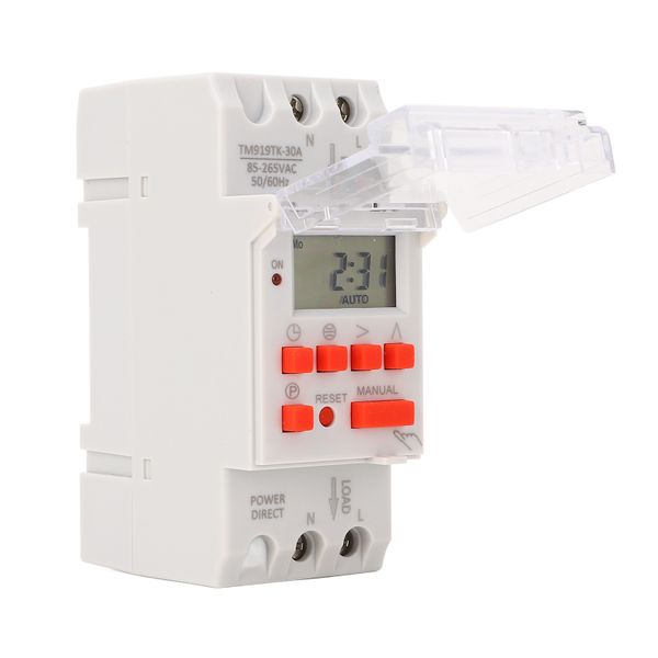Digital Timer Switch for Geyser Water Heater 7 Day Programmable LCD Display