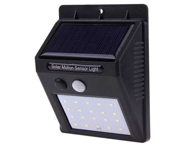 Solar Powered LED Sensor Wall Lamp 20LED