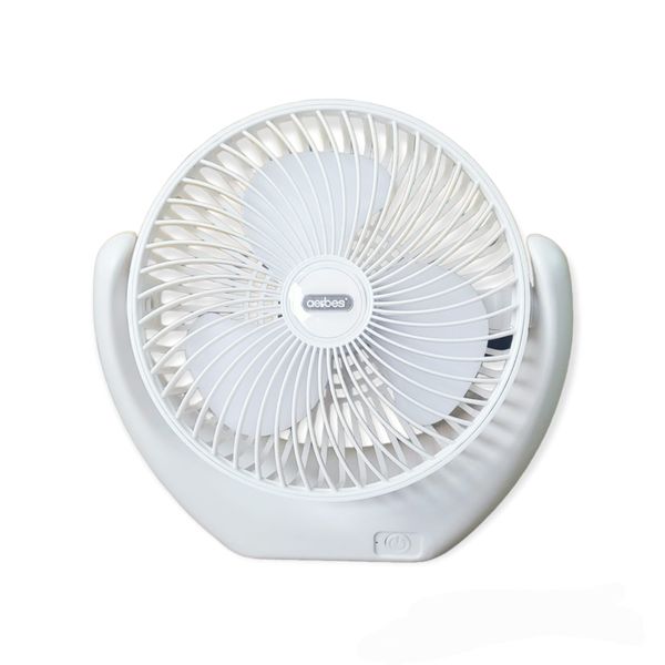 405 Rechargeable USB Desktop Fan - Adjustable 3 Wind Speed
