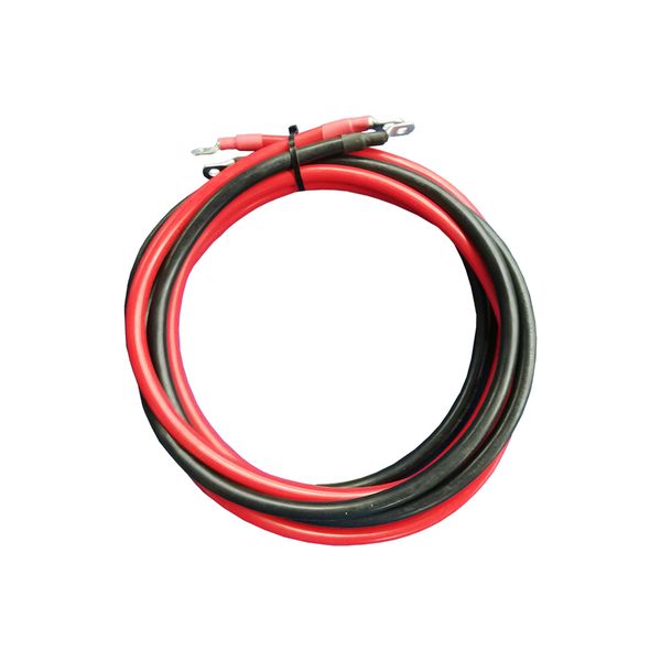 Battery to Inverter Cable 2,5m Length x 16mm Positive &amp; Negative with luggs