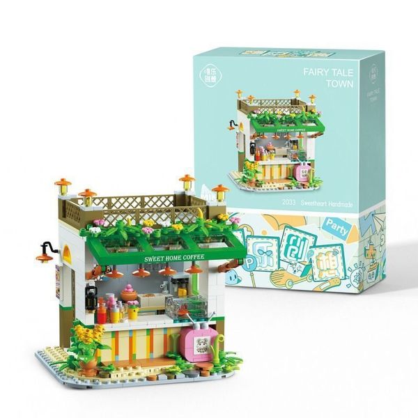 Building Blocks Set Street View Architecture House Children's Toys