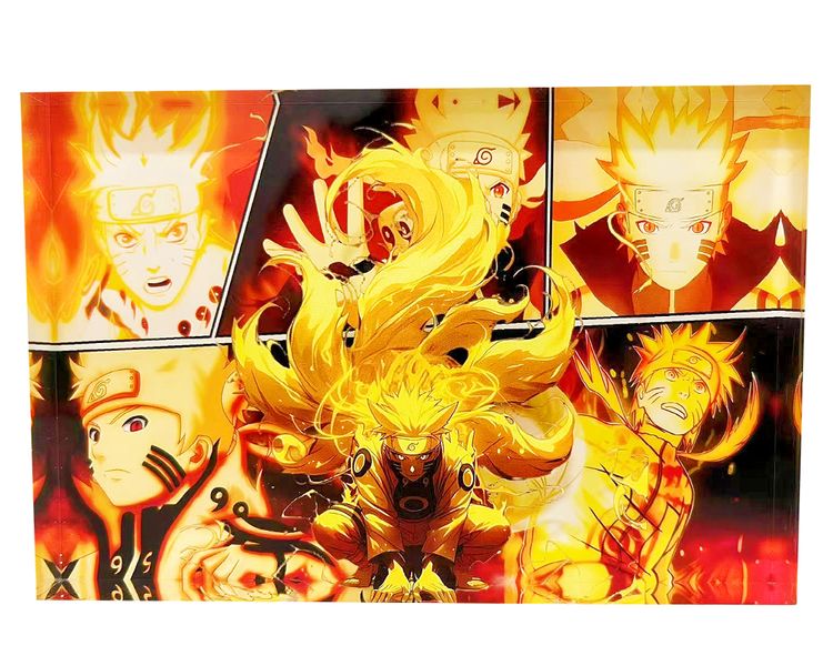 3D Anime Acrylic Block - Nine Tails Naruto