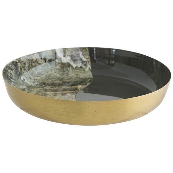 Gold and Black Marble Tray