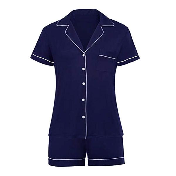 PJ Warehouse Short Navy Pj Set