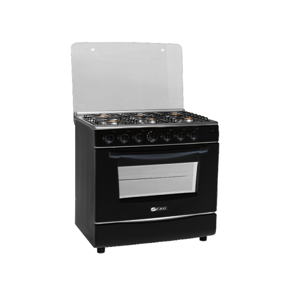 Zero 6 Burner Full Gas Stove With Battery Ignition Black Shop Today