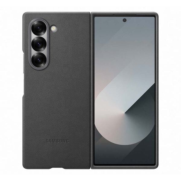Samsung Galaxy Z Fold6 Vegan Leather Kindsuit Case - Grey
