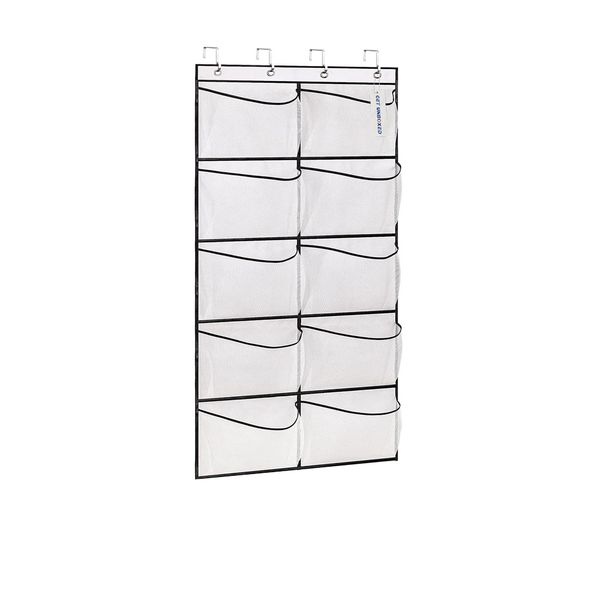 GET UNBOXED - 10 Mesh Pockets Door Shoe Organizer Boots Hanging Storage Rack