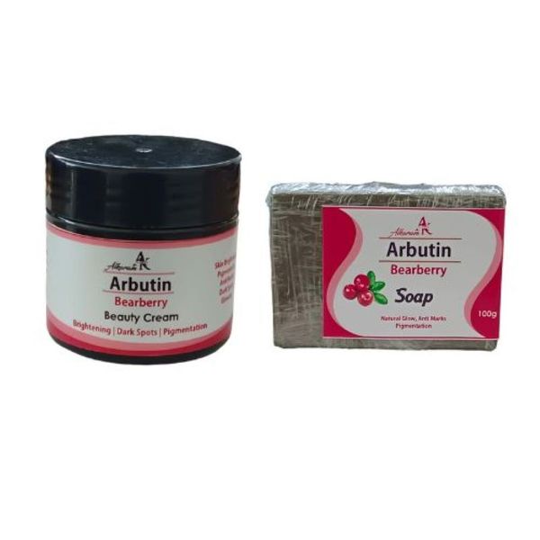 Alkaram Arbutin Bearberry Beauty Combo | Cream 50g | Soap 100g
