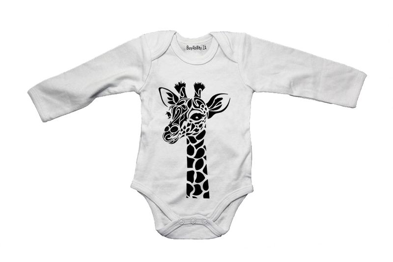 Cool Giraffe - Long Sleeve - Baby Grow