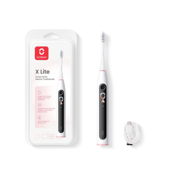 Oclean X Lite Smart Sonic Electric Toothbrush: Grey