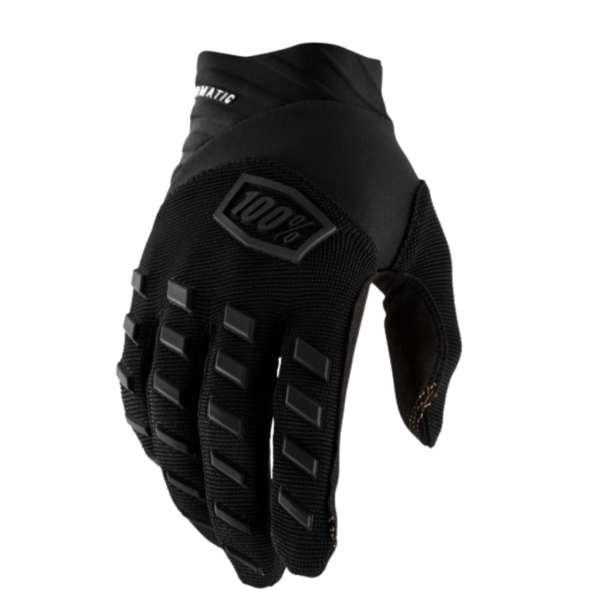 100% Airmatic Black/Charcoal Gloves image