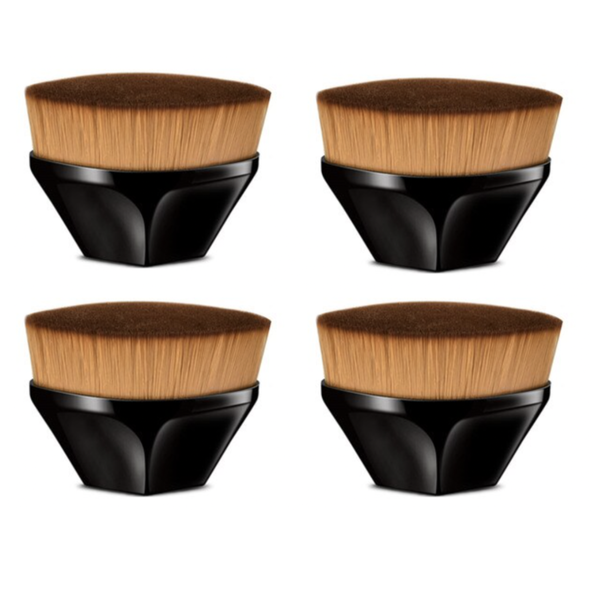 Ultra-Soft Beauty Blender Brush with Case - 4 Pack