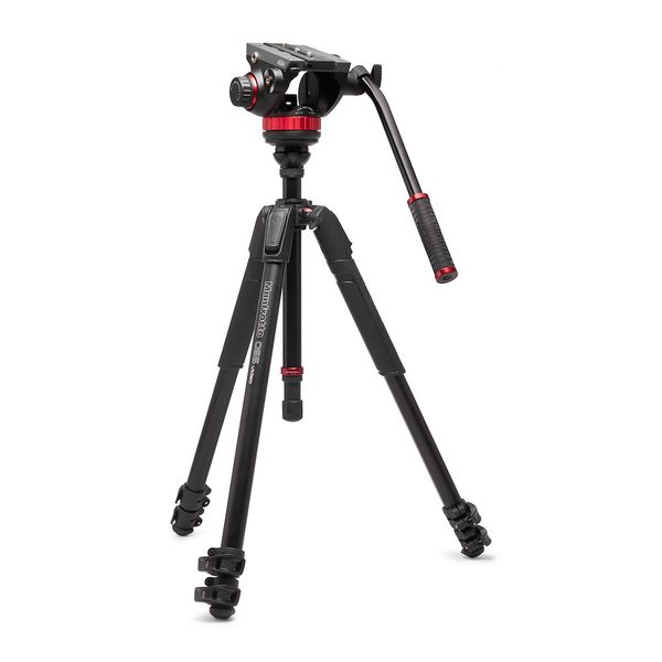 Manfrotto Video Kit MVH502A Head + 055 Alu 3S Video Tripod