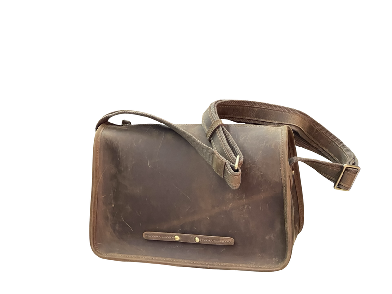 Karoo Heritage Full-Grain Leather Satchel