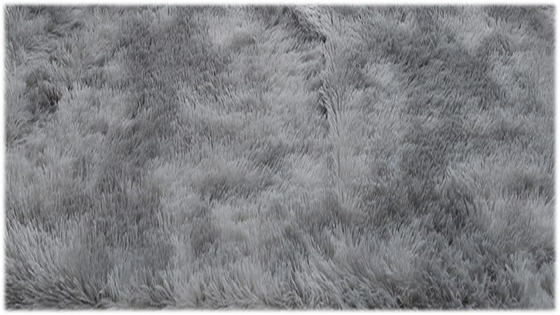 Grey Classic fluffy Rug