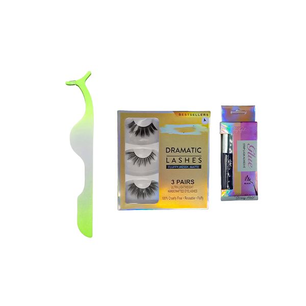 Ultra Strip Lash Adhesive- Kit - 3 Pairs