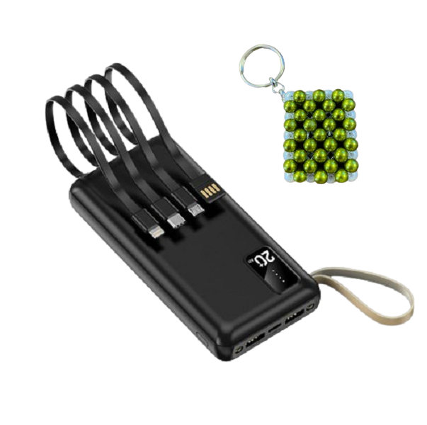 GP-D705 Andowl Power Bank 10000mAh-Portable External Charger &amp;A Key Holder