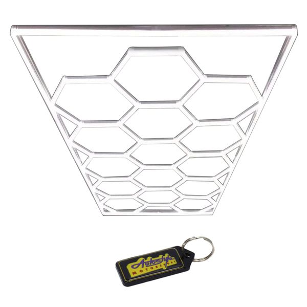 Hexagon Grid Led Light for Auto Detailing Shop-Garage or Workshop &amp; Keyring