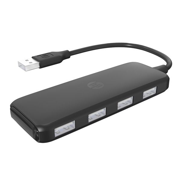 HP DHC-CT110C 4-in-1 USB 2.0 Portable Adapter - Black